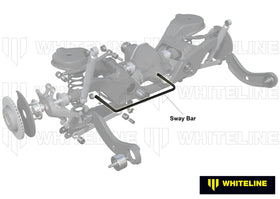 Whiteline 15-18 Volkswagen Golf R 24mm Rear Adjustable Sway Bar Kit