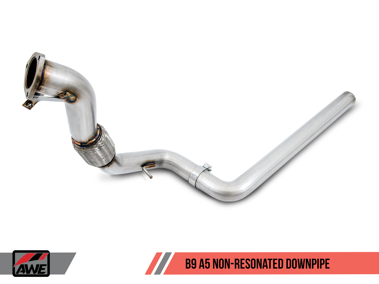 AWE Track Edition Exhaust for B9 A5, Dual Outlet - Diamond Black Tips (includes DP)