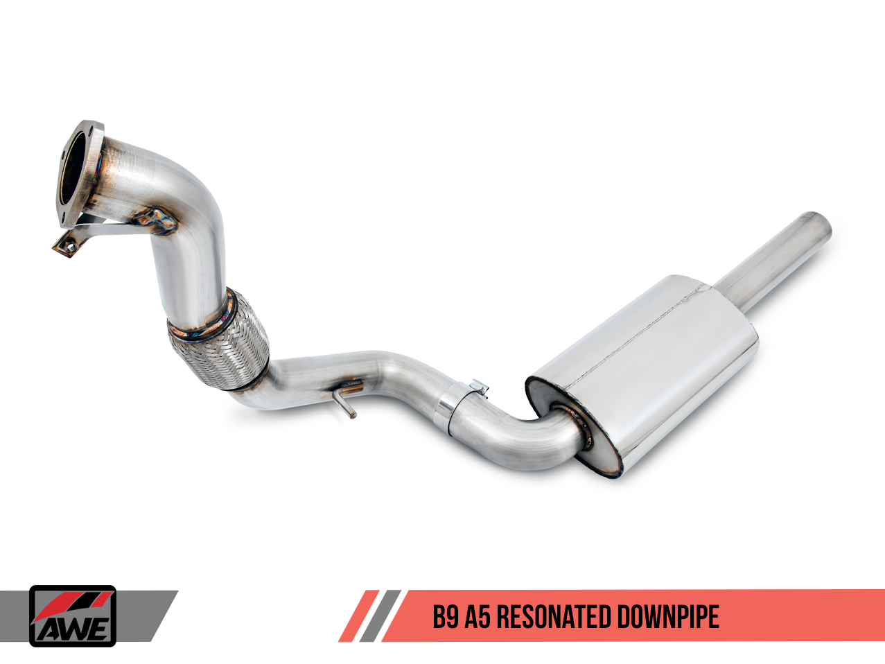 AWE SwitchPath™ Exhaust for B9 A5, Dual Outlet - Diamond Black Tips (includes DP and SwitchPath Remote)