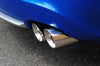 AWE Track Edition Exhaust System for B8 A5 3.2L - Quad 90mm Slash Cut Silver Tips