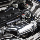 HYBRID RACING K-SWAP BLACK FUEL RAIL WITH 2 -6/-8 FITTINGS. 1 -8PLUG AND. 3 ORIN-2