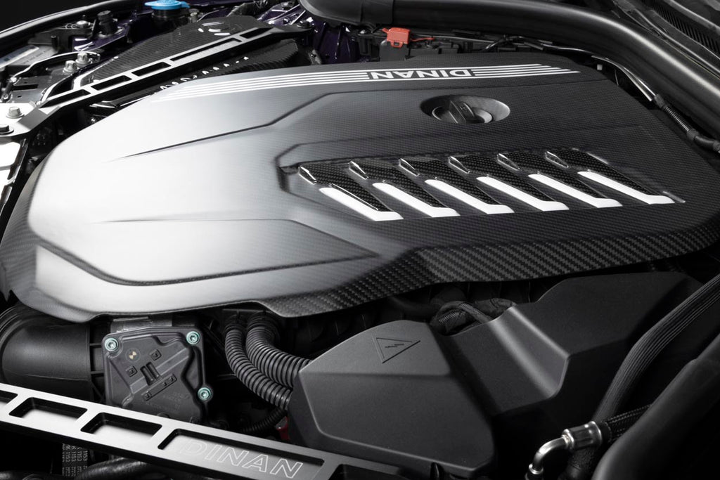 Dinan Matte Carbon Fiber Engine Cover - BMW / G2X / G4X / B58 | D590-0004
