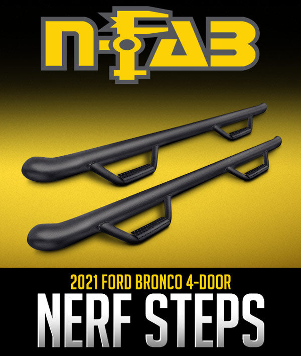 N-FAB NERF STEPS: 2021 FORD BRONCO 4-DOOR