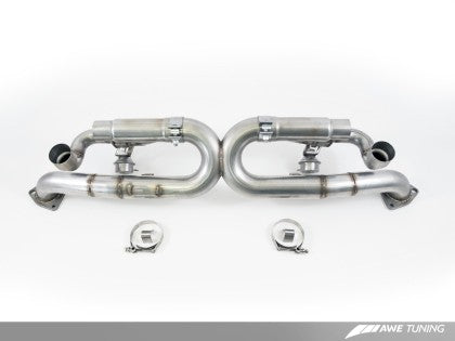 AWE SwitchPath™ Exhaust for Porsche 991 - Non-PSE cars - Chrome Silver Tips