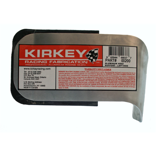 KIRKEY HEAD SUPPORT - ALUMINUM LEFT SIDE