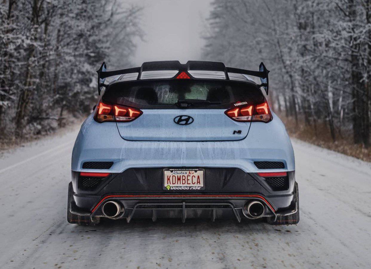 ADRO HYUNDAI VELOSTER N TRUNK SPOILER V2 - 0