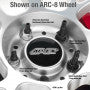 APEX 90MM M12 BMW 4 LUG HEX HEAD STUD KIT - SILVER - 0