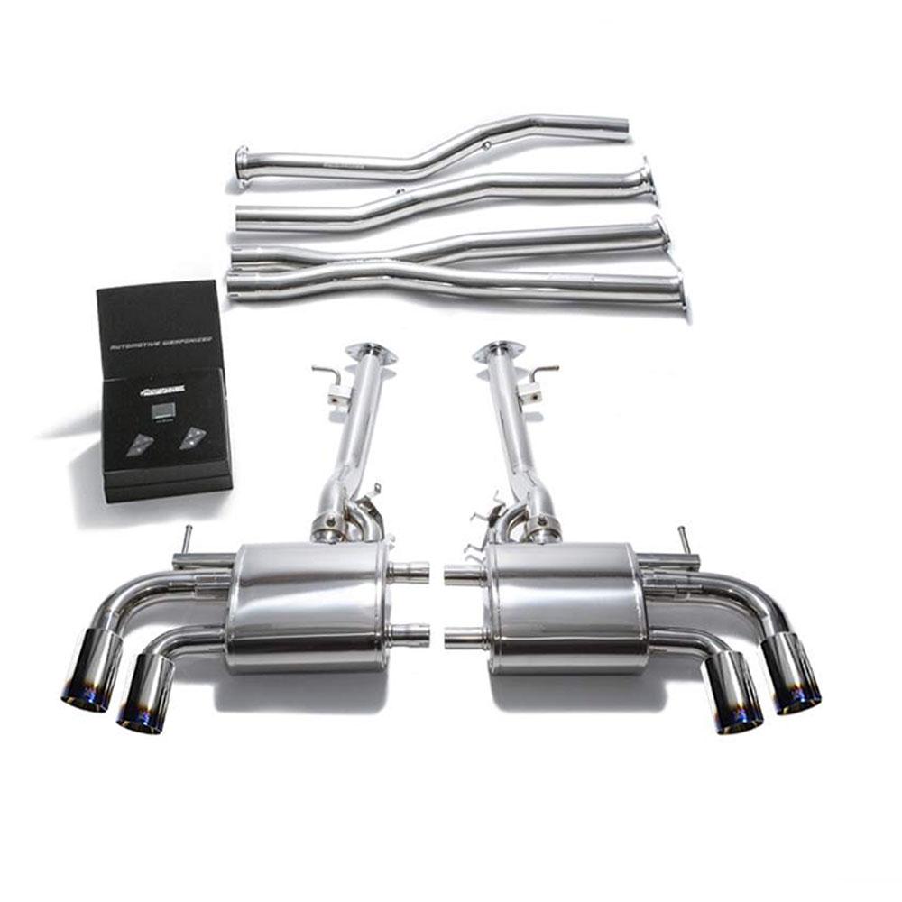 Armytrix Stainless Steel Valvetronic Exhaust System | 2017-2021 Lexus LC500 - 0