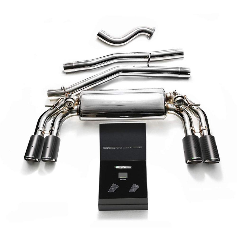 Armytrix Stainless Steel Valvetronic Catback Exhaust System w/Dual Exhaust Tips | 2015-2016 Volkswagen Golf R MK7