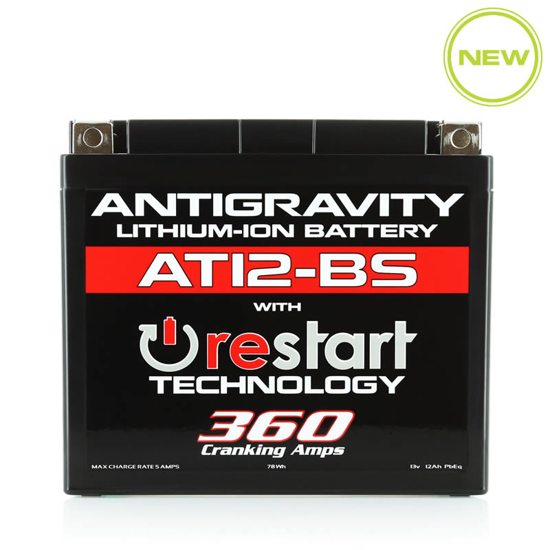 Antigravity YT12-BS Lithium Battery w/Re-Start