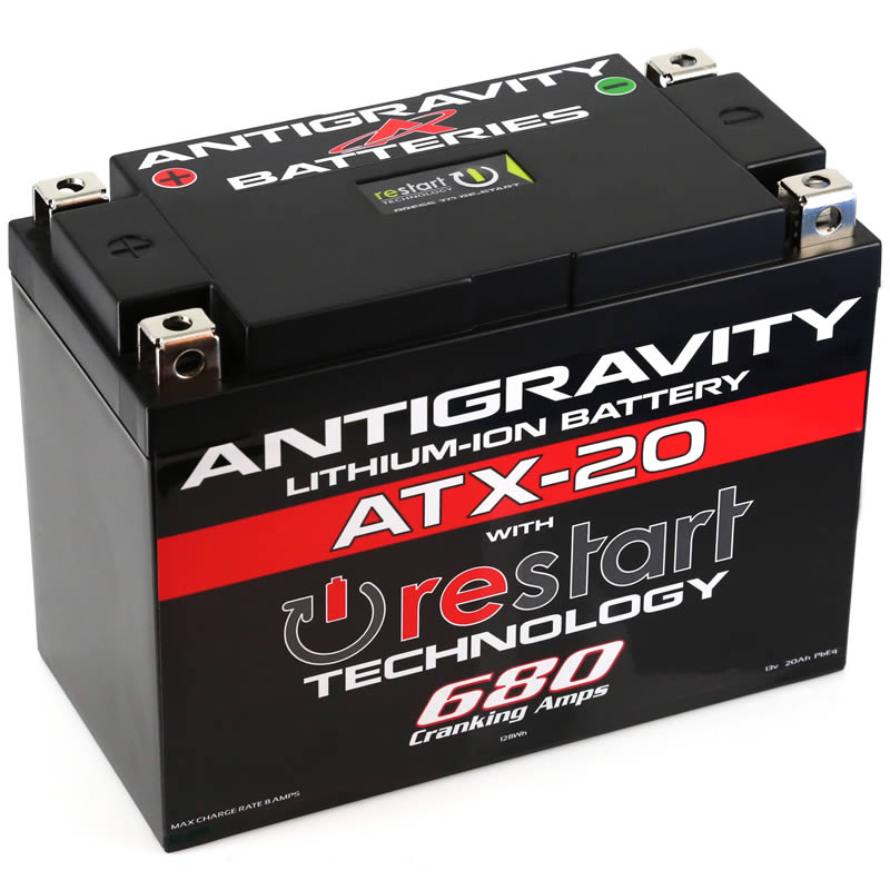 Antigravity YTX20 Lithium Battery w/Re-Start - 0