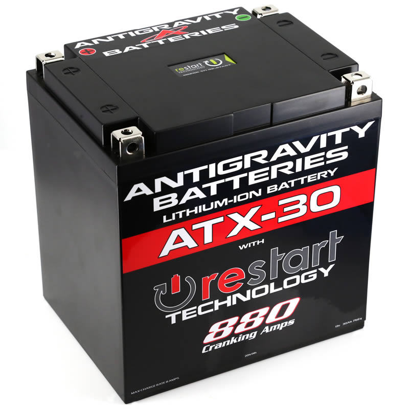 Antigravity YTX30 Lithium Battery w/Re-Start - 0