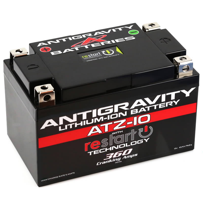 Antigravity YTZ10 Lithium Battery w/Re-Start - 0