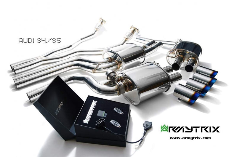 ARMYTRIX Valvetronic Exhaust System Audi A5/S5 Coupe | Cabriolet B8 3.0L TFSI V6 2008-2016