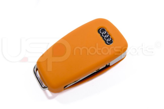Silicone Key Fob Jelly (Audi Models)- Orange