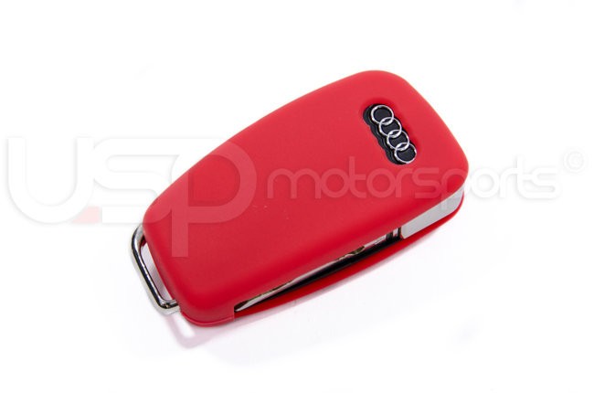 Silicone Key Fob Jelly (Audi Models)- Red