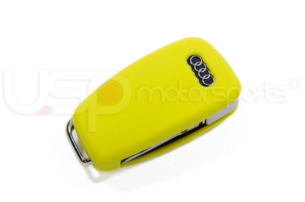 Silicone Key Fob Jelly (Audi Models)- Yellow