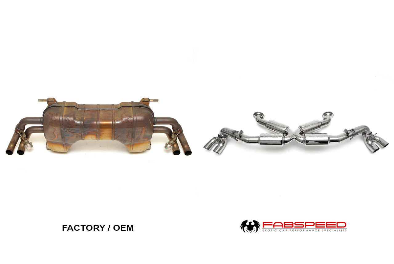 Fabspeed Audi R8 V8 Supersport X-Pipe Exhaust System (2013-2015)) - 0