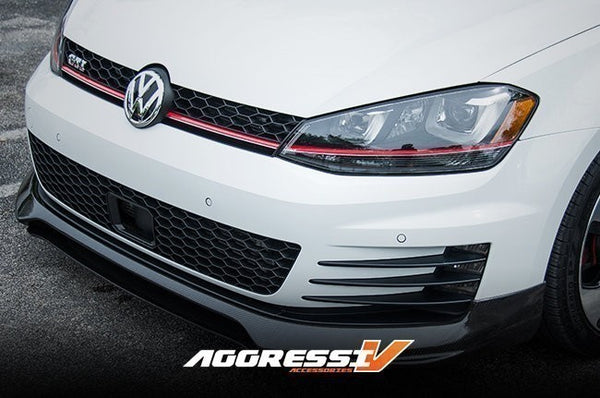 MK7 GTI Carbon Fiber Front Lip and Rear Diffuser Package