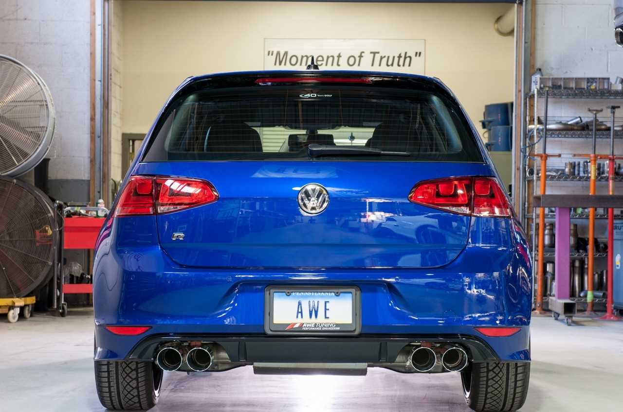 AWE Tuning Mk7 Golf R SwitchPath Exhaust with Chrome Silver Tips, 90mm-3