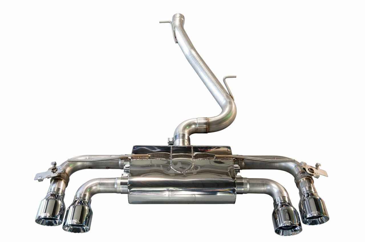 AWE Tuning Mk7 Golf R SwitchPath Exhaust with Chrome Silver Tips, 90mm