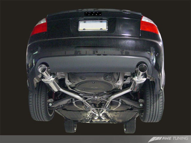 AWE Touring Edition Exhaust for B6 A4 3.0L - Polished Silver Tips