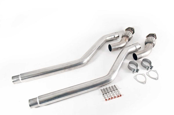 AWE Non-Resonated Downpipes for Audi 3.0T