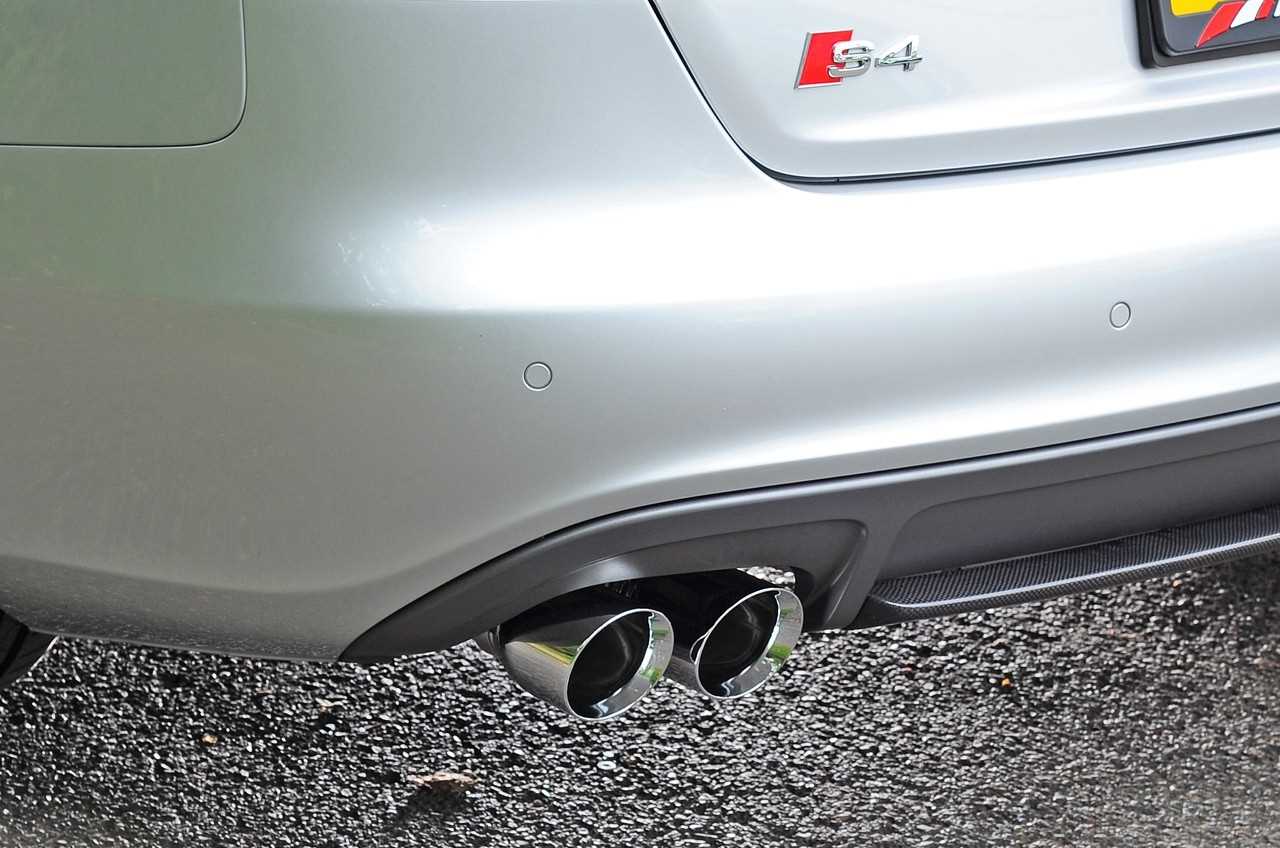 AWE Tuning Audi S4 3.0T Track Edition Exhaust - Chrome Silver Tips (90mm) - 0