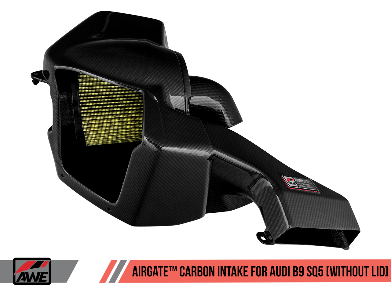AWE AirGate™ Carbon Fiber Intake for Audi B9 SQ5 3.0T - Without Lid