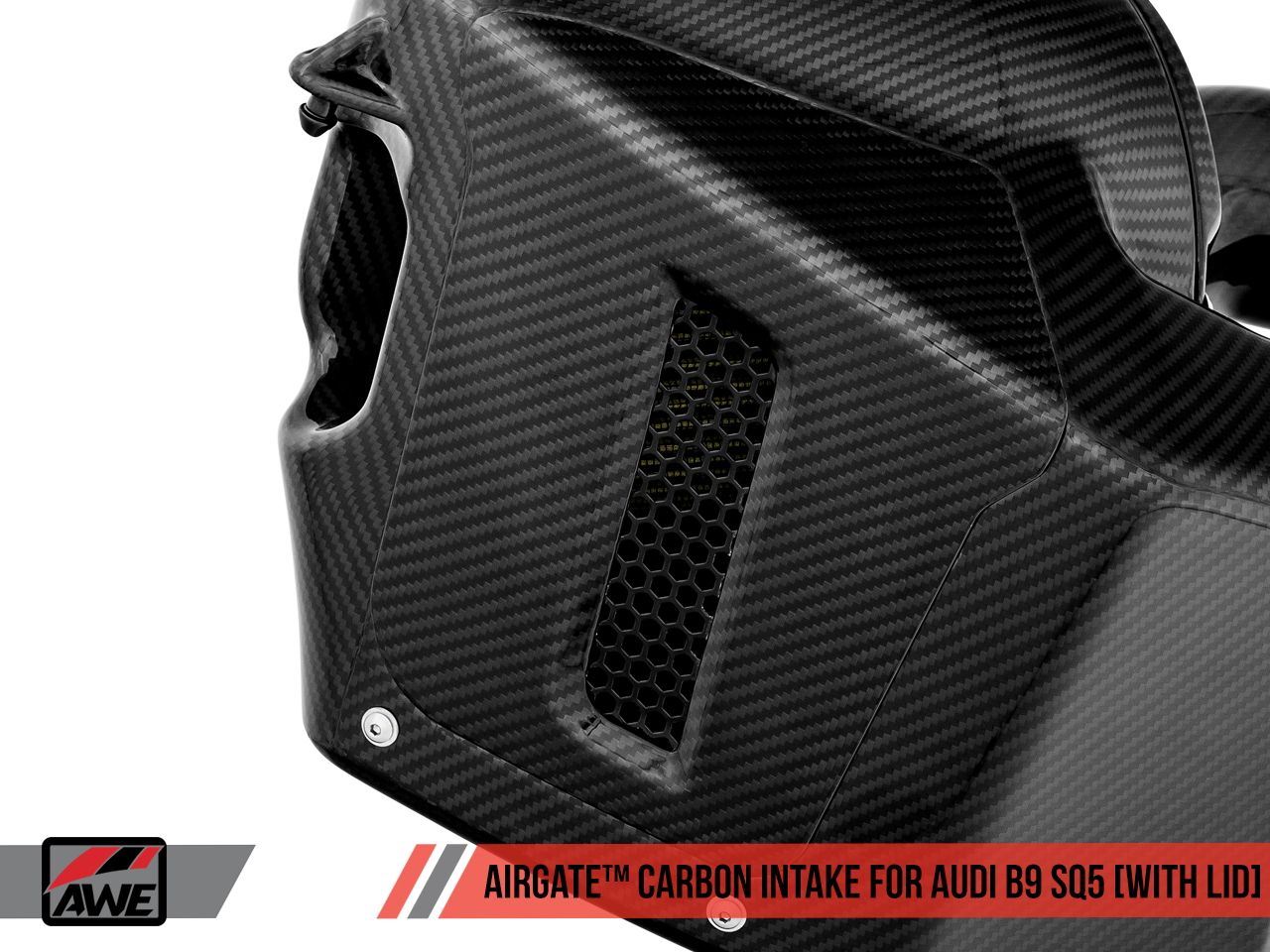 AWE AirGate™ Carbon Fiber Intake for Audi B9 SQ5 3.0T - With Lid