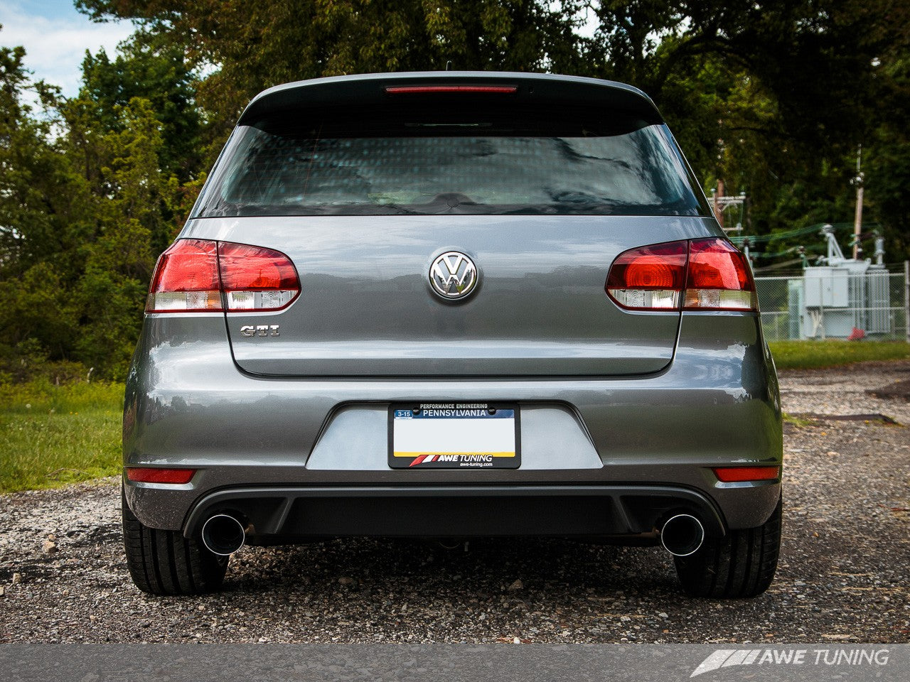 AWE Performance Catback Exhaust for Mk6 GTI - Chrome Silver Round Tips