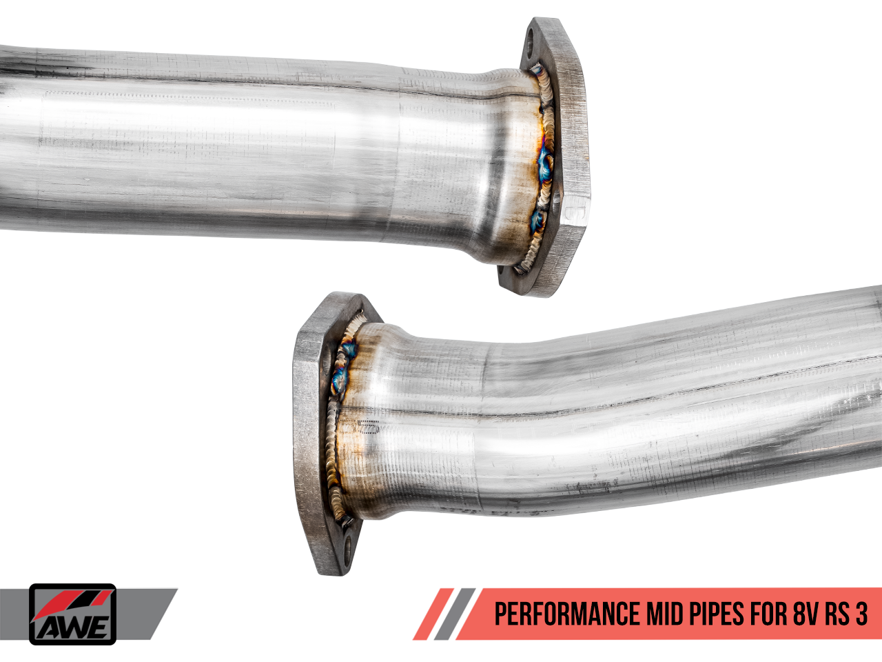 AWE Performance Mid Pipes for Audi 8V RS 3 - 0