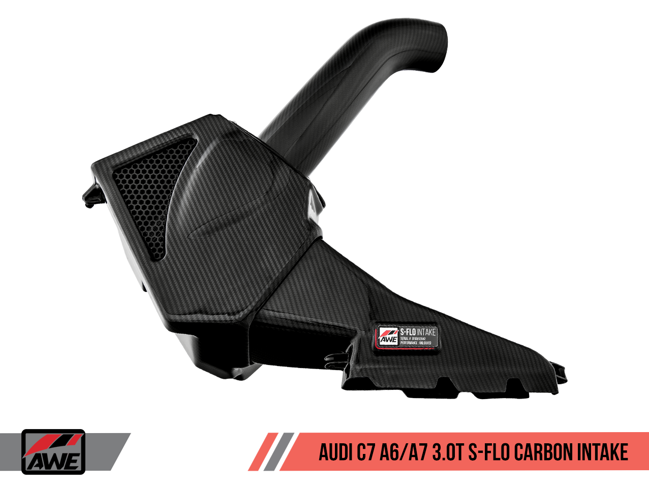 AWE S-FLO CARBON INTAKE FOR AUDI C7 A6 / A7 3.0T - 0