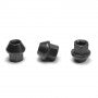 APEX BLACK 17MM M14X1.25 OPEN LUG NUT