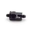 HYBRID RACING USE WITH FLK06BLK INLINE FUEL FILTER BLACK -6 TO -6-1