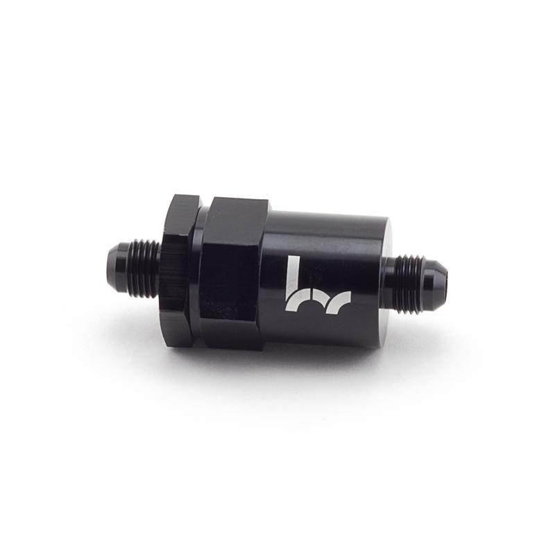 HYBRID RACING USE WITH FLK06BLK INLINE FUEL FILTER BLACK -6 TO -6