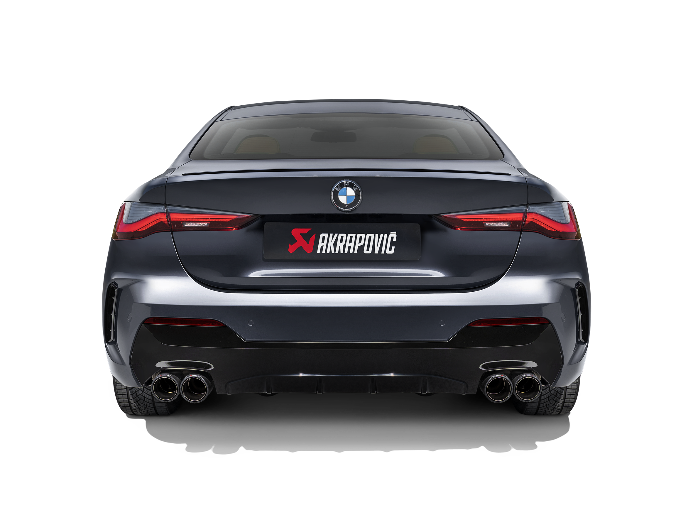 Akrapovic 2022 BMW M440i (G22, G23) Slip-On Line (Titanium) (Requires BMW Part #18308686640) - 0