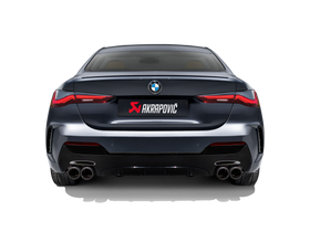 Akrapovic 2022 BMW M440i (G22, G23) Slip-On Line (Titanium) (Requires BMW Part #18308686640) - 0