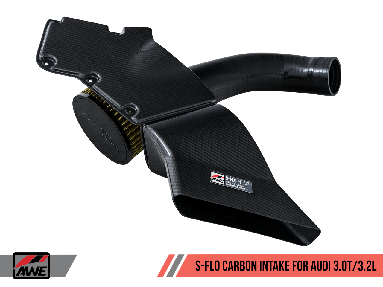 AWE S-FLO Carbon Intake for Audi B8 3.0T / 3.2L