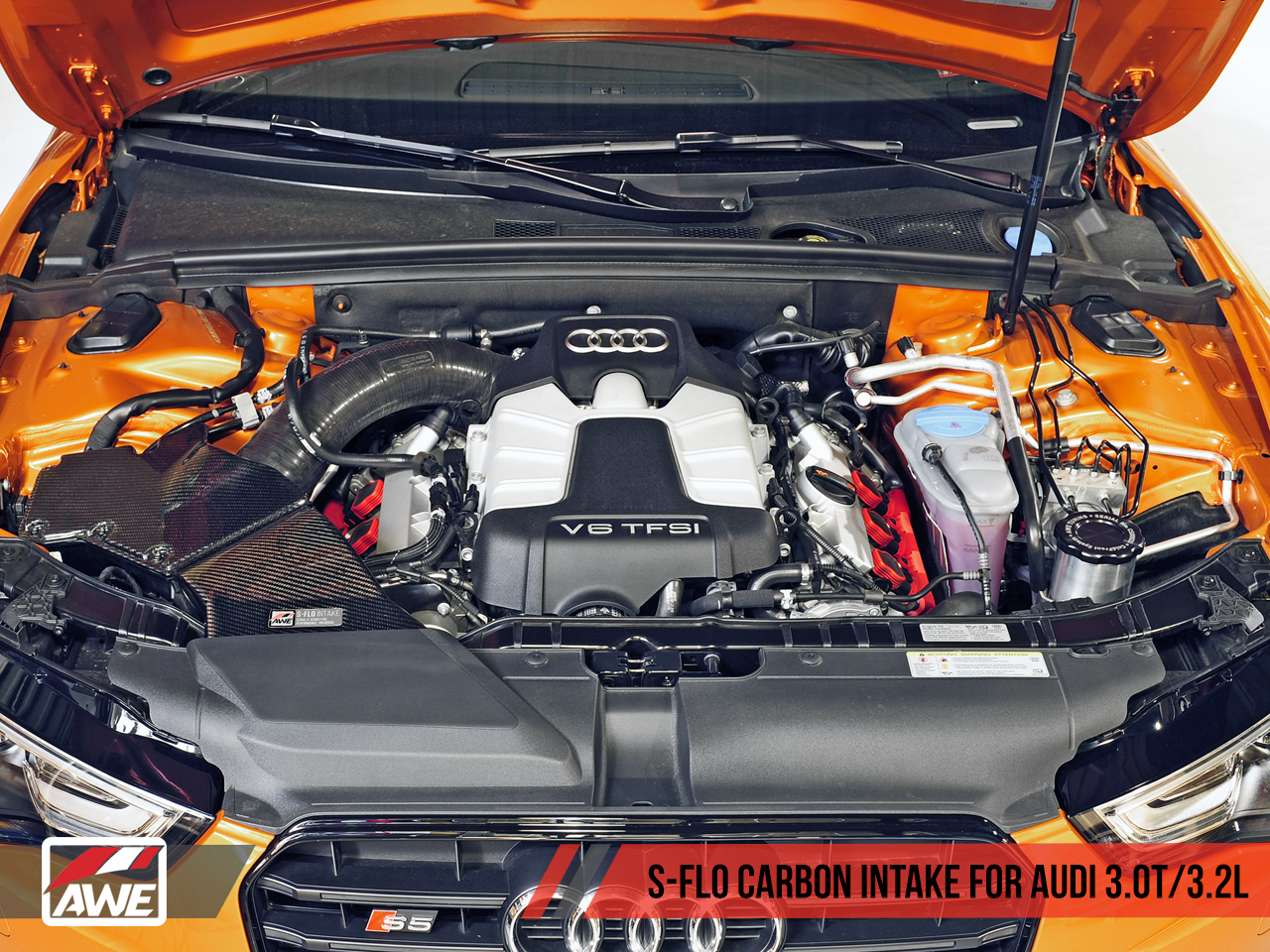 AWE S-FLO Carbon Intake for Audi B8 3.0T / 3.2L