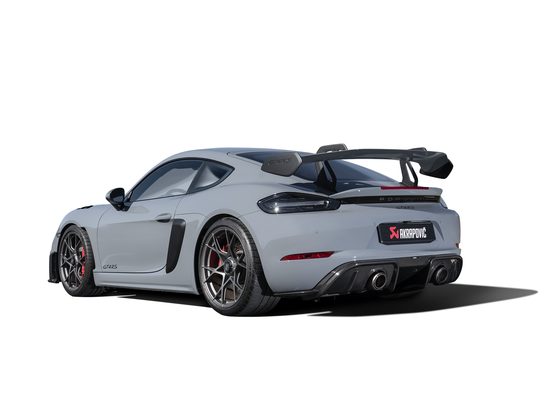 Akrapovic 2022+ Porsche 718 Cayman GT4 RS Slip-On Race Line (Titanium)