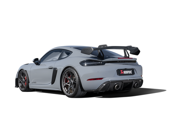Akrapovic 2022+ Porsche 718 Cayman GT4 RS Slip-On Race Line (Titanium)