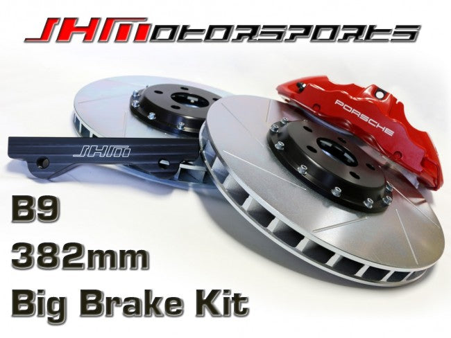 Front BBK (Big Brake Kit) JHM 382mm Porsche 19Z (Brembo 6-piston) for B9 A4-A5-S4-S5-Q5 - 0