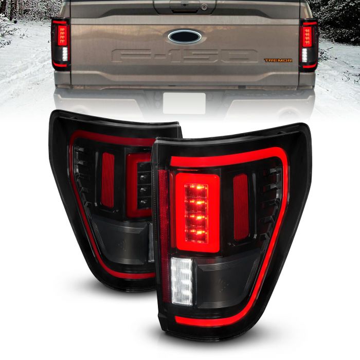 ANZOUSA SMOKE LENS LED TAILLIGHT: 2021+ FORD F-150