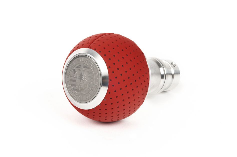 BFI GS2 Heavy Weight Shift Knob - Rosso Centaurus Air Leather (MINI Fitment)