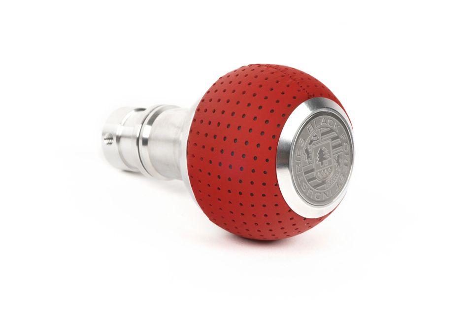 BFI GS2 Heavy Weight Shift Knob - Rosso Centaurus Air Leather (MINI Fitment)