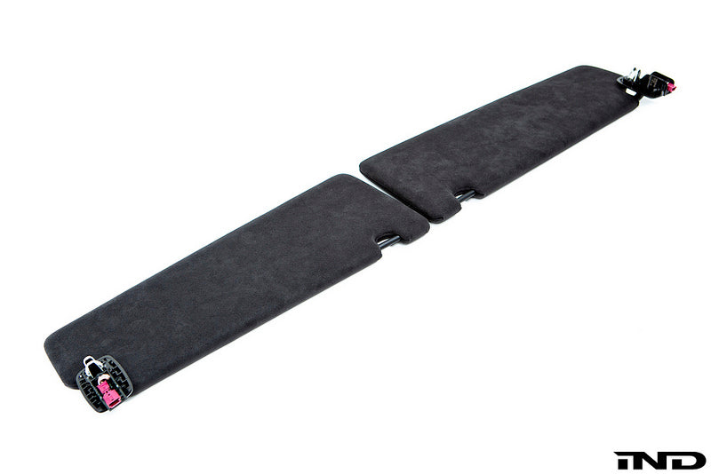 BMW G30 5-Series Alcantara European Sun Visor Set - 0