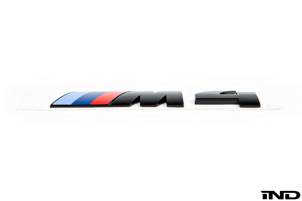 BMW F82 M4 Trunk Emblem - Gloss Black