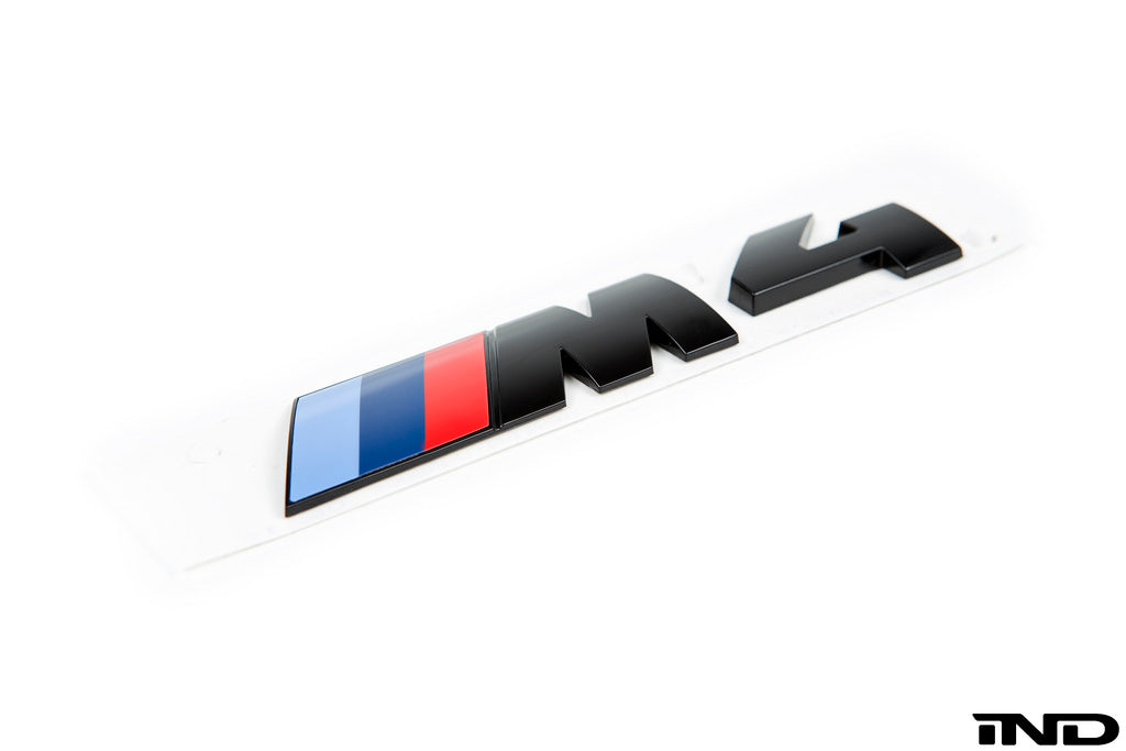 BMW F82 M4 Trunk Emblem - Gloss Black