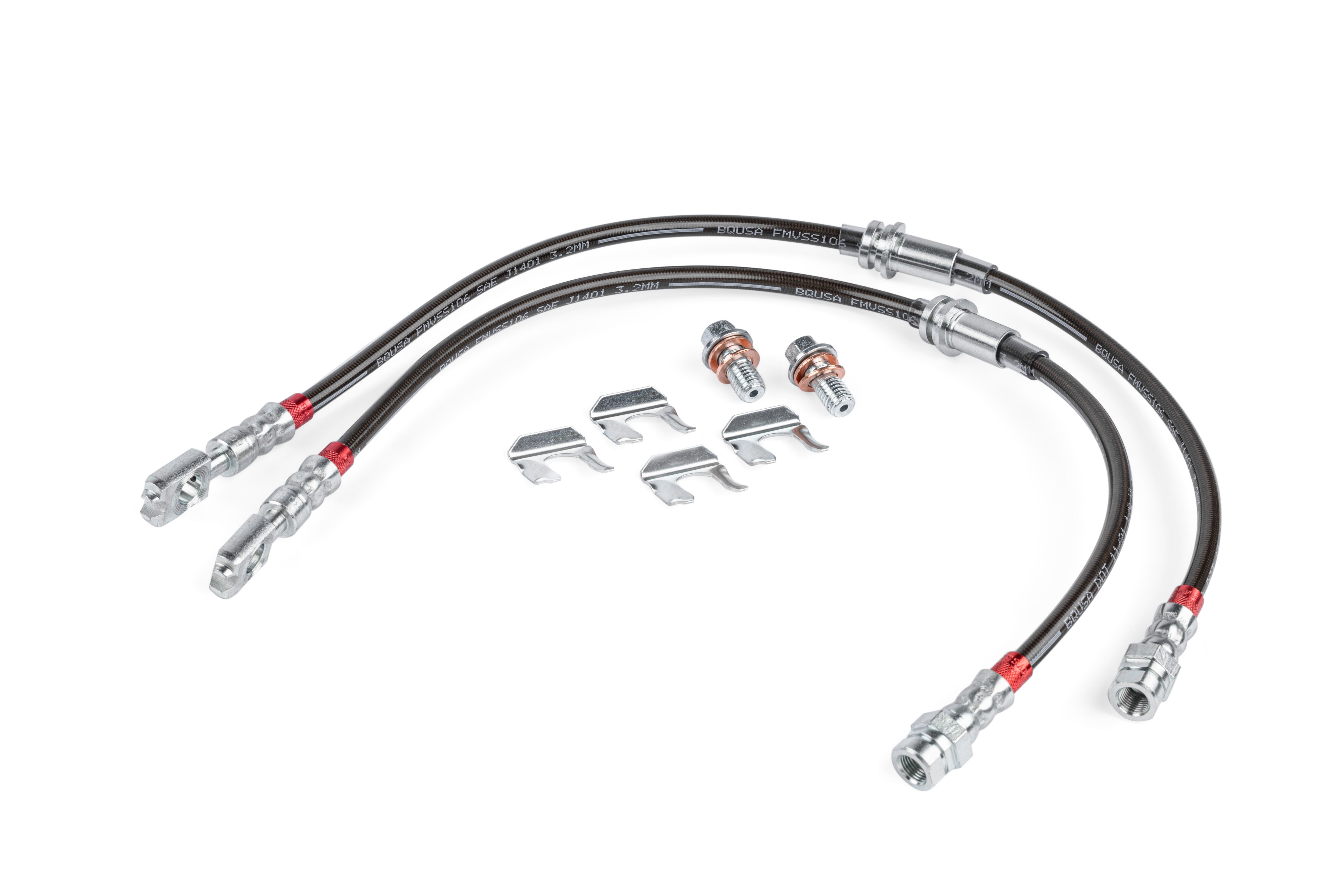 APR Braided Stainless Steel Front Brake Lines For VW/Audi MQB